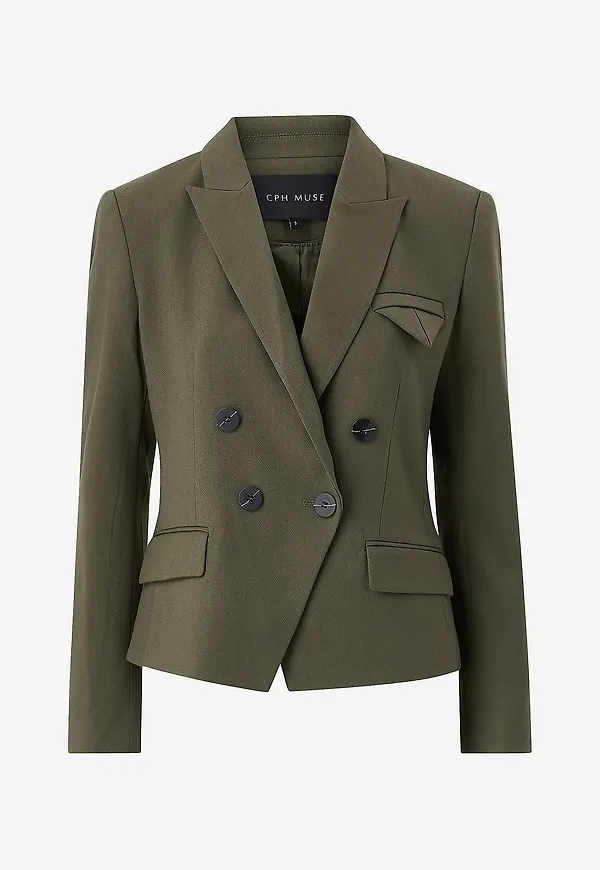 Copenhagen Muse - Kavaj cmTailor - Grön