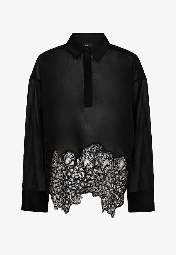 Copenhagen Muse - Skjorta Cmdolly-Shirt - Svart
