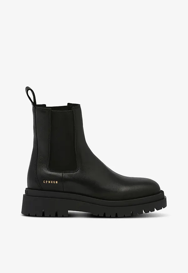 Copenhagen Studios - Chelseaboots Cph1004 Vitello - Svart