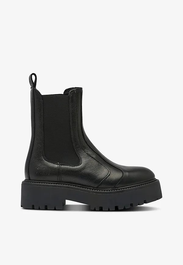 Copenhagen Studios - Chelseaboots Cph715 Leather - Svart