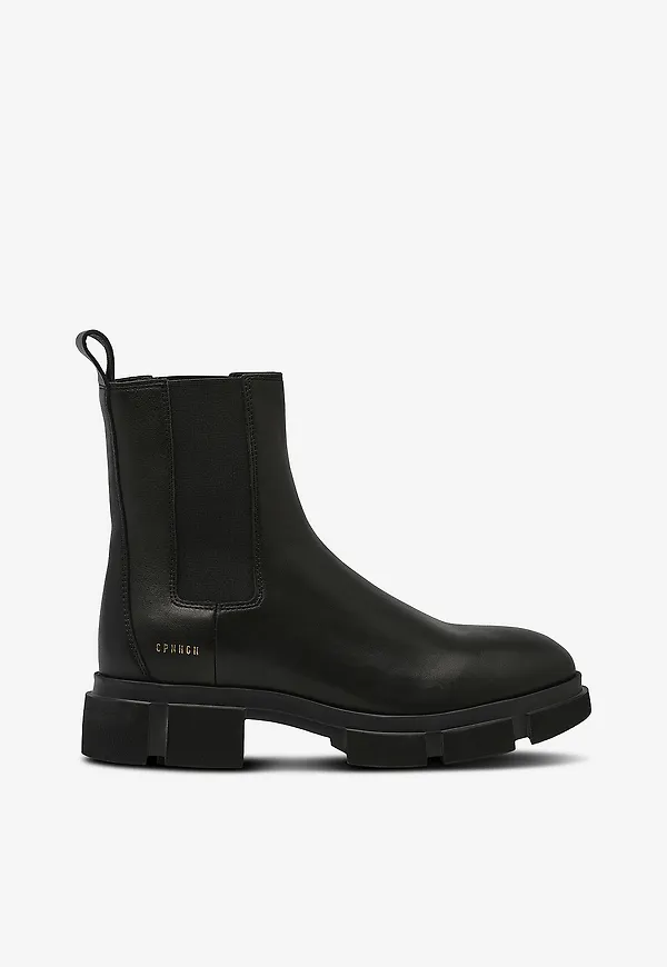 Copenhagen Studios - Chelseaboots CPH570 Vitello - Svart