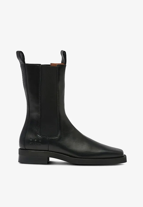 Copenhagen Studios - Chelseaboots CPH747 Leather - Svart