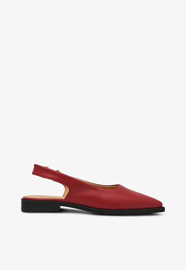 Copenhagen Studios - Slingback Cph416 Leather - Röd