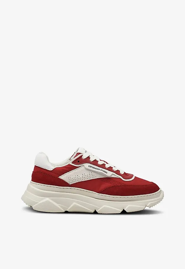 Copenhagen Studios - Sneakers Cph56 Material Mix - Röd