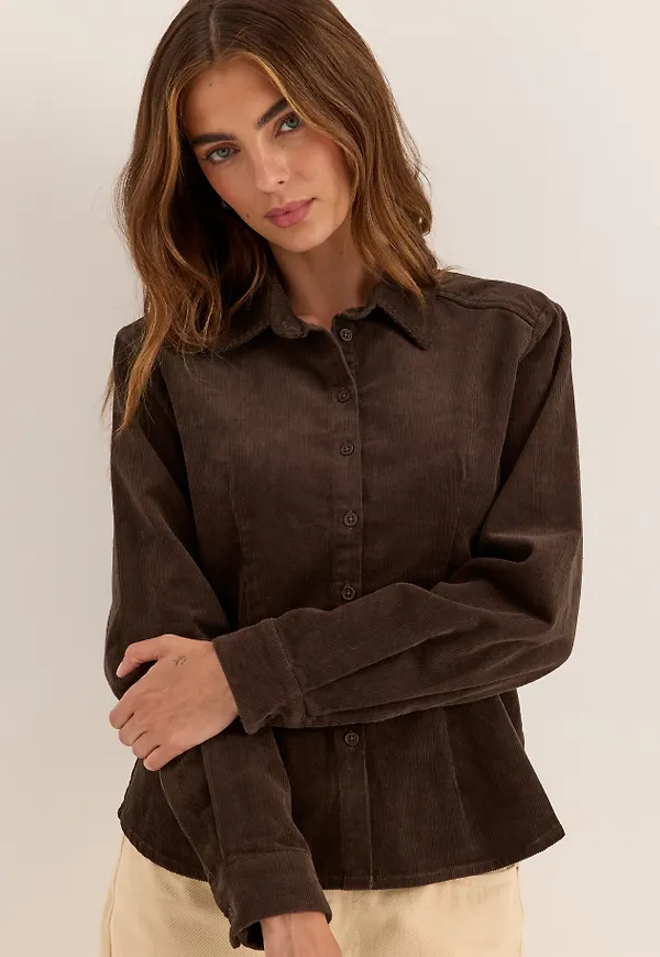 Corduroy Shaped Shirt