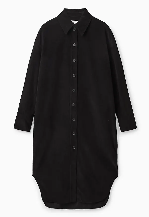 CORDUROY SHIRT DRESS