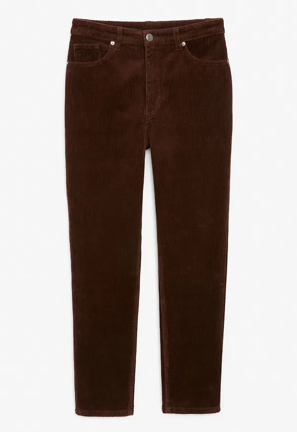 Corduroy trousers - Beige