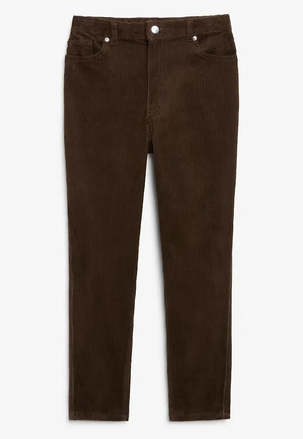 Corduroy trousers - Brown
