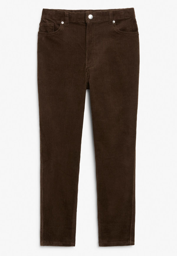 Corduroy trousers - Brown