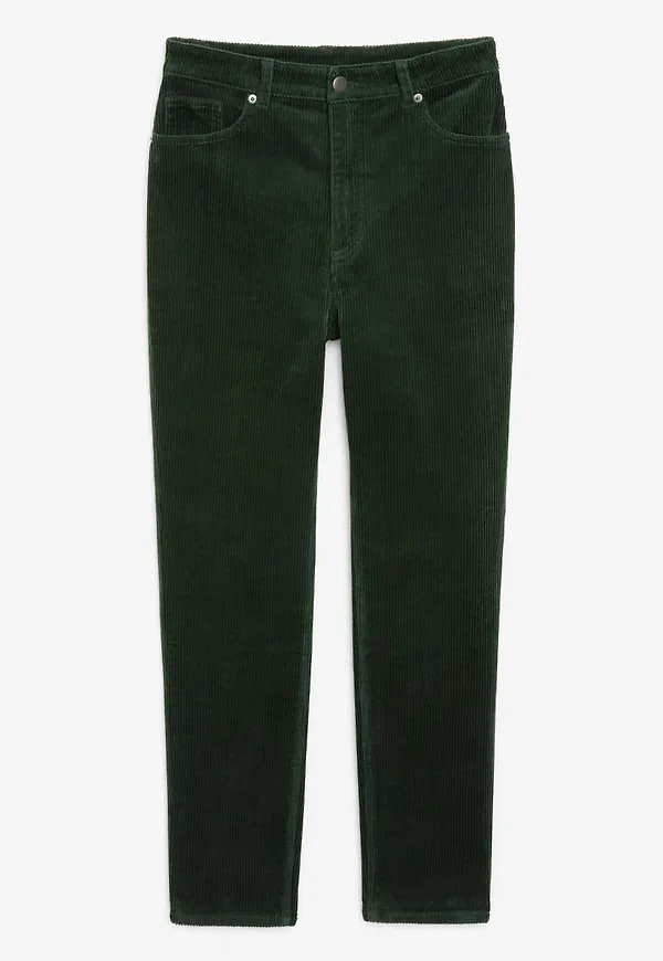 Corduroy trousers - Green