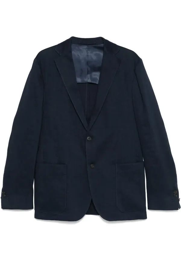 Corneliani enkelknäppt blazer - Blå