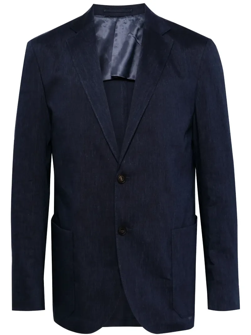 Corneliani enkelknäppt blazer - Blå