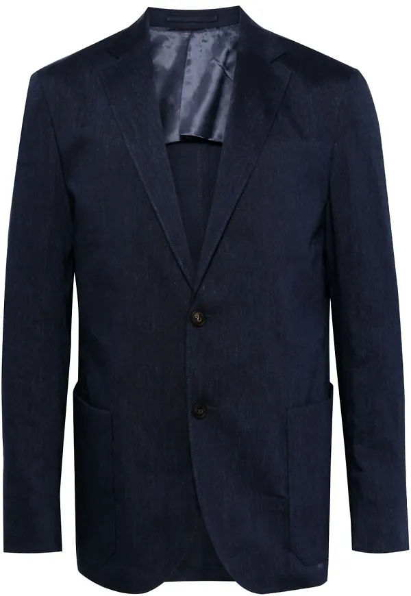 Corneliani enkelknäppt blazer - Blå