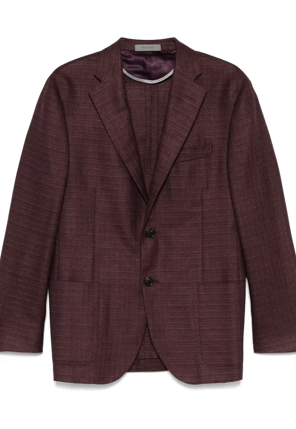 Corneliani enkelknäppt blazer - Röd