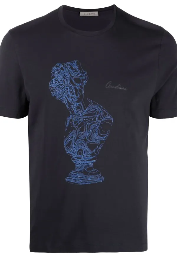 Corneliani t-shirt - Blå