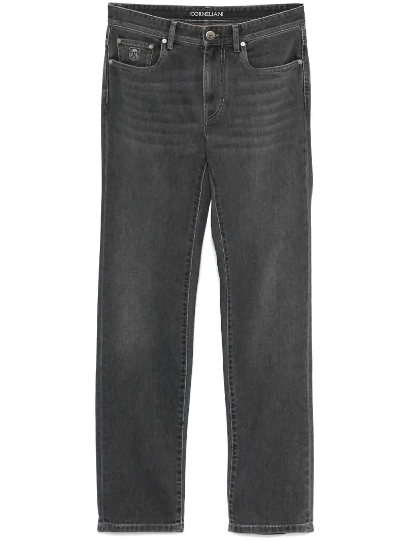 Corneliani tapered-jeans - Grå