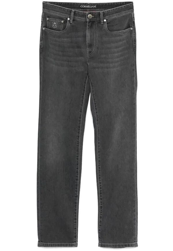 Corneliani tapered-jeans - Grå