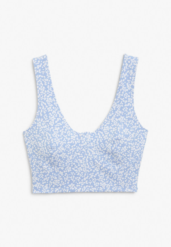Corset top - Blue