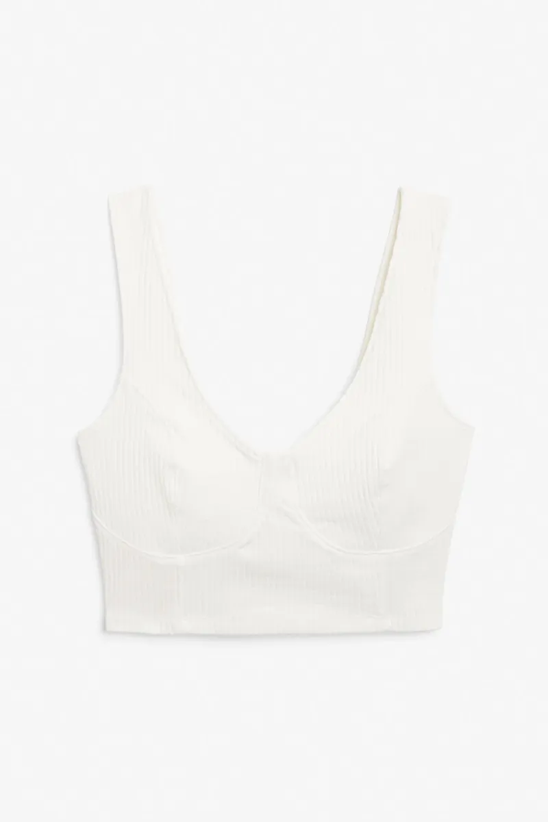Corset top - White