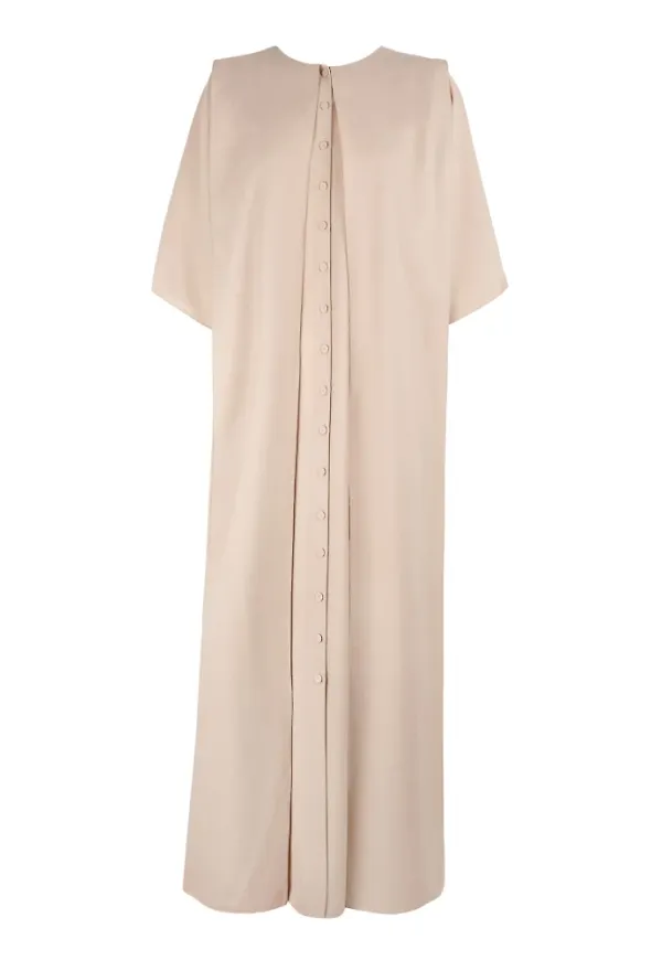 Cortana, Klänning, Dam, XL, Kurta, beige ullklänning