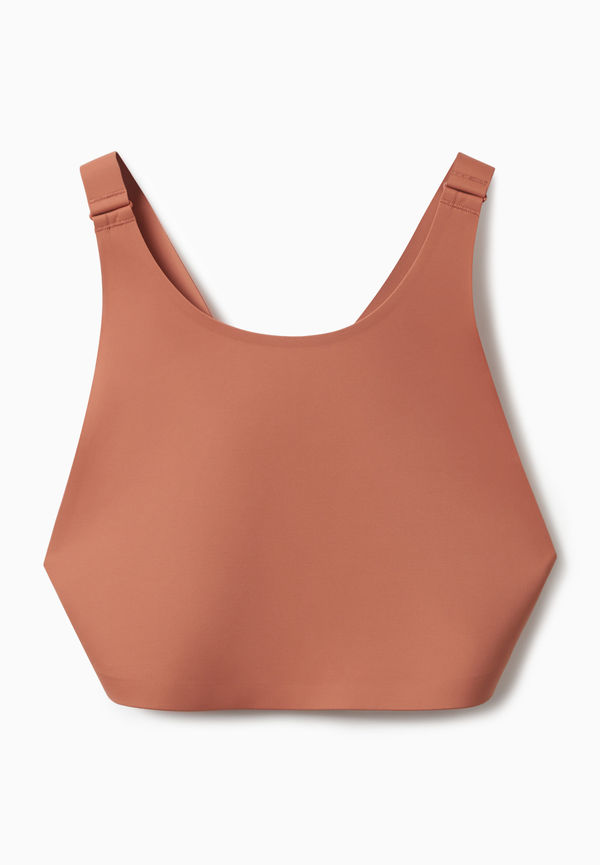 Cos Open-back Bikini Top Brown, Bikinitoppar i storlek 36 och färg Brun