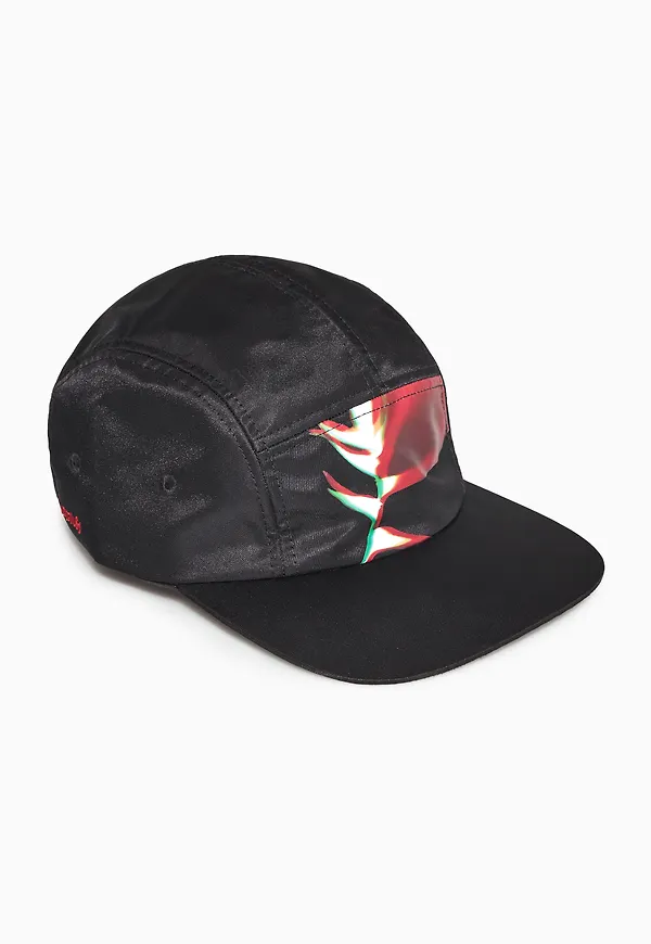 Cos Printed Baseball Cap Black, Kepsar i storlek S/M och färg Svart