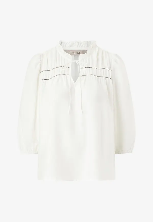 Costamani - Blus Barbel Blouse - Vit