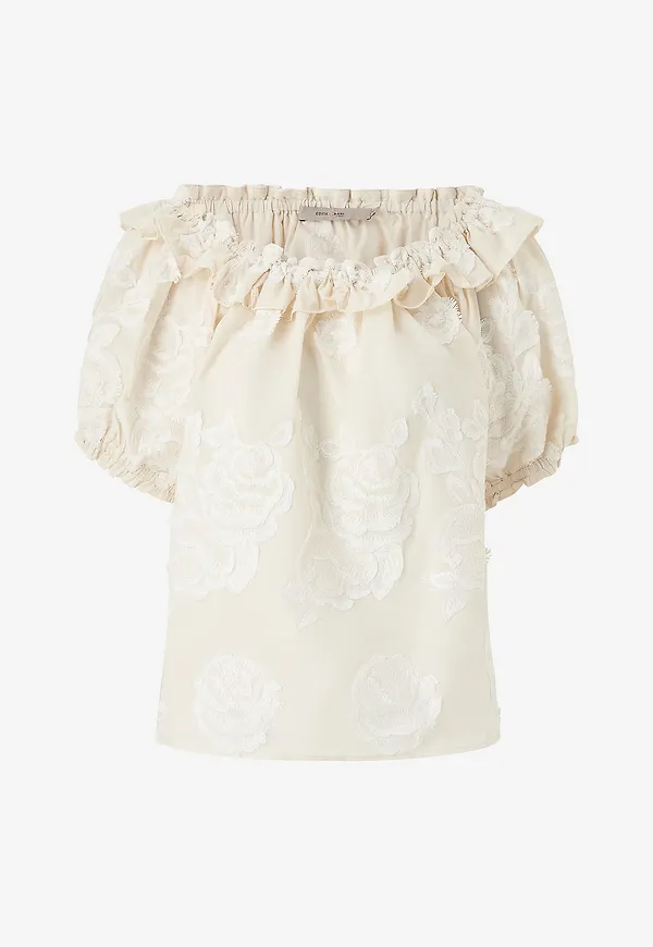 Costamani - Blus Miley Off Shoulder - Vit