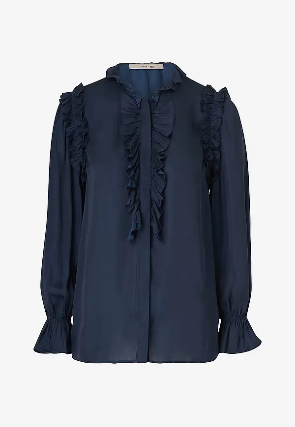 Costamani - Blus Sophie Shirt - Blå