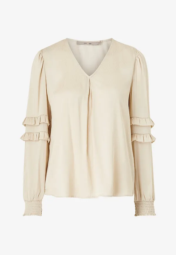 Costamani - Blus Wave Blouse - Vit