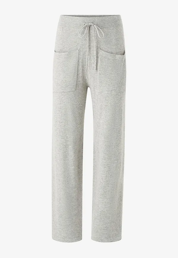 Costamani - Byxor Allie Knit Pants - Grå
