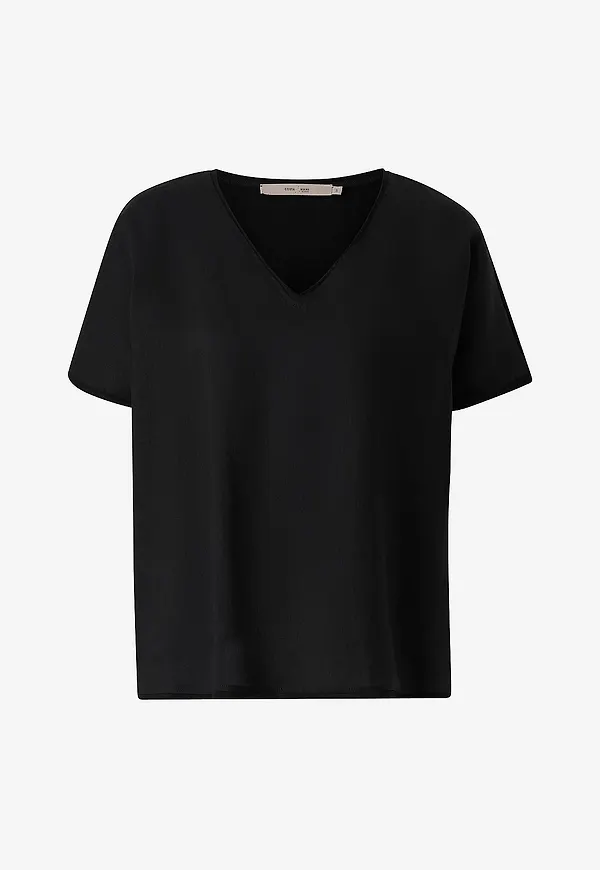 Costamani - Linneblus Comfy Blouse - Svart