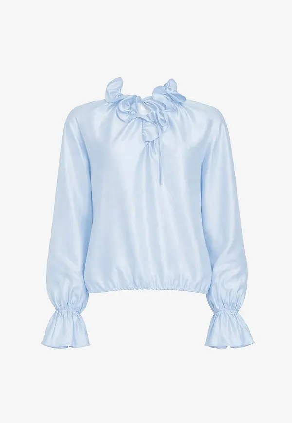 Costamani - Blus Daisi Shirt - Blå
