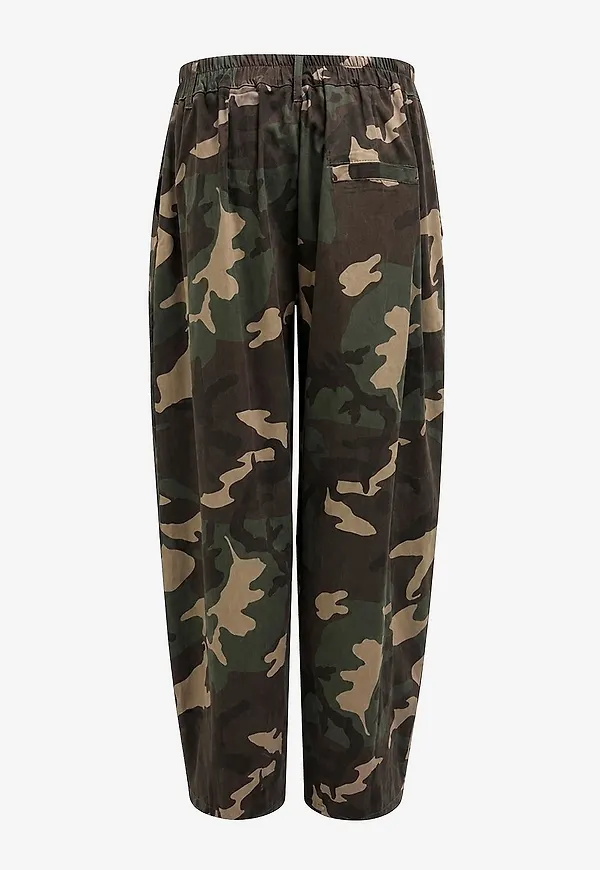Costamani - Cargobyxor Camou Pants - Grön