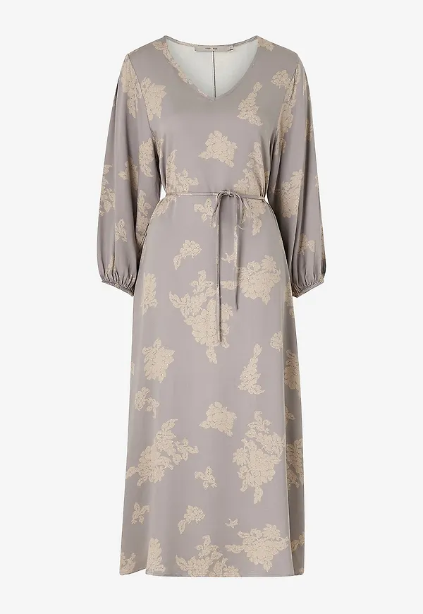 Costamani - Maxiklänning Flower Dress - Grå