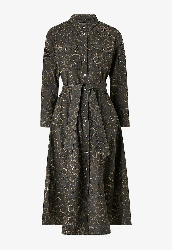 Costamani - Maxiklänning Foxy Leopard Long Dress - Grå