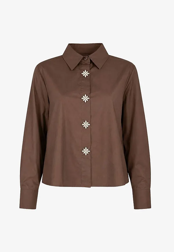 Costamani - Skjorta Amina Shirt - Brun