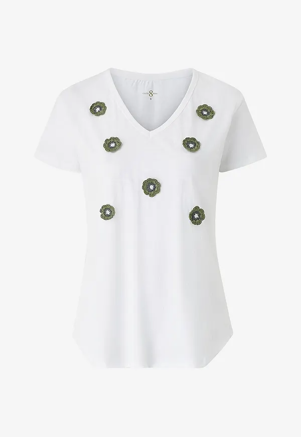 Costamani - Topp Flower Bomb Tee - Beige