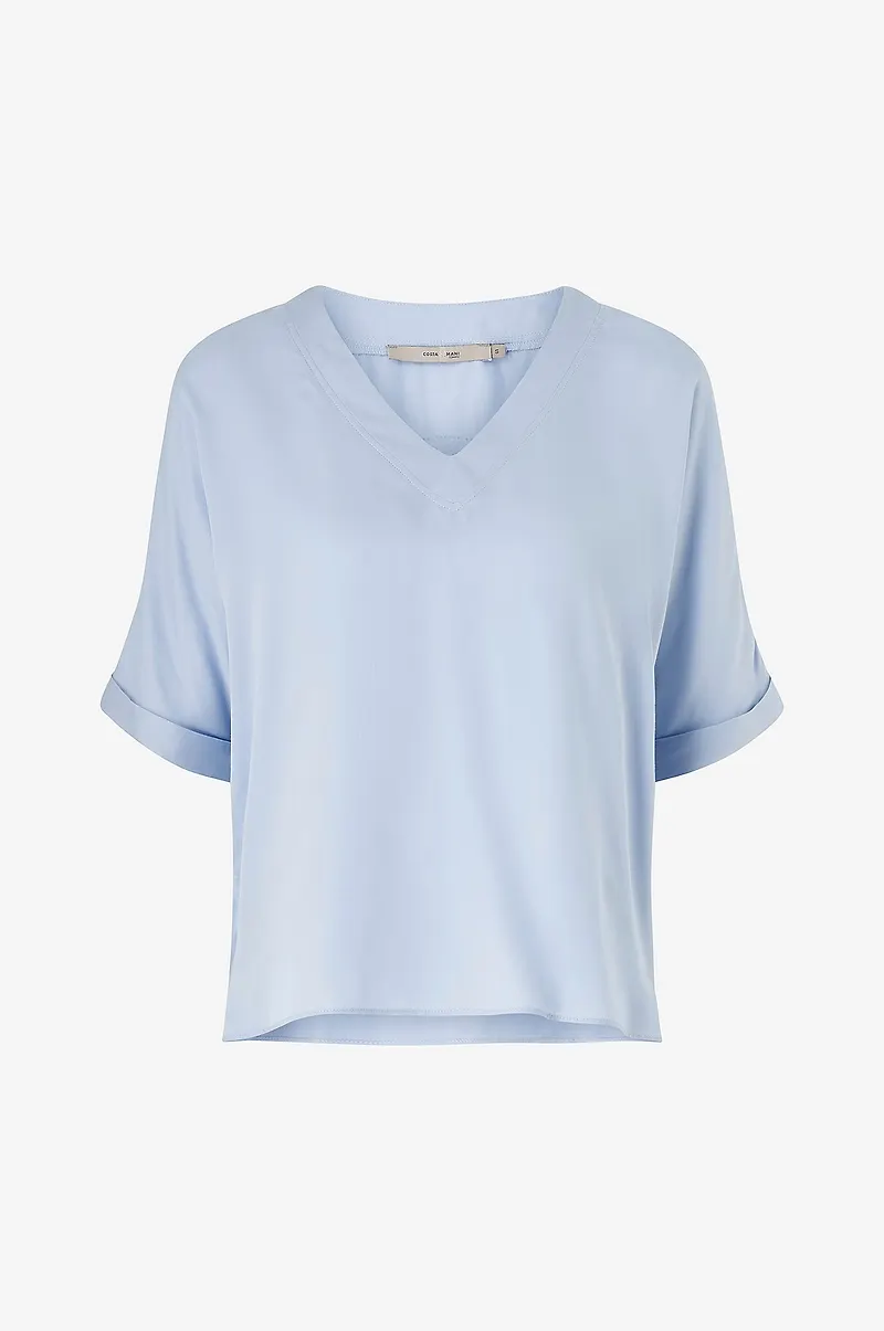 Costamani - Topp Mille ss Blouse - Blå