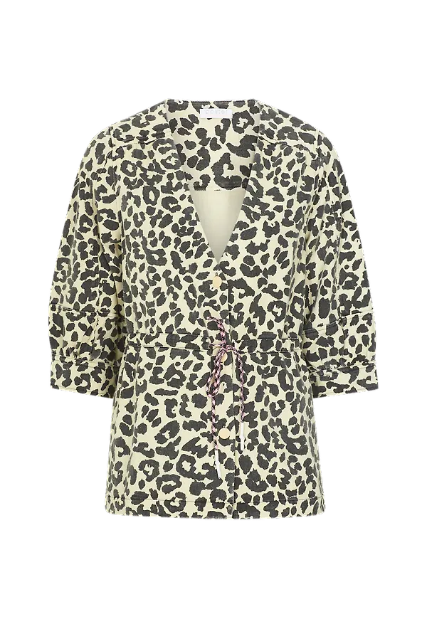 Coster Copenhagen - Jacka Leo Print - Brun