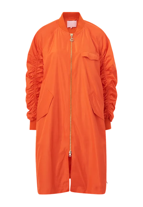 Coster Copenhagen - Jacka Long Bomber Jacket - Orange - 36