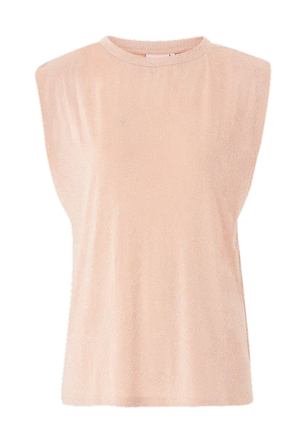 Coster Copenhagen - Topp Lurex Jersey - Beige - 34