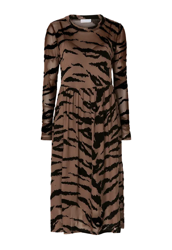 Coster Copenhagen - Klänning Long Dress - Brun - 34