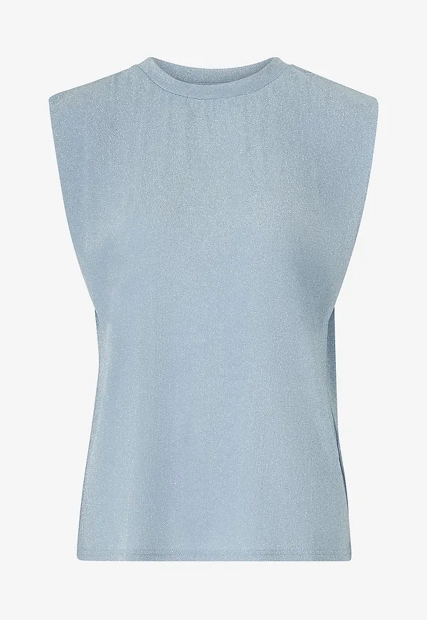 Coster Copenhagen - Topp Top in Lurex - Blå