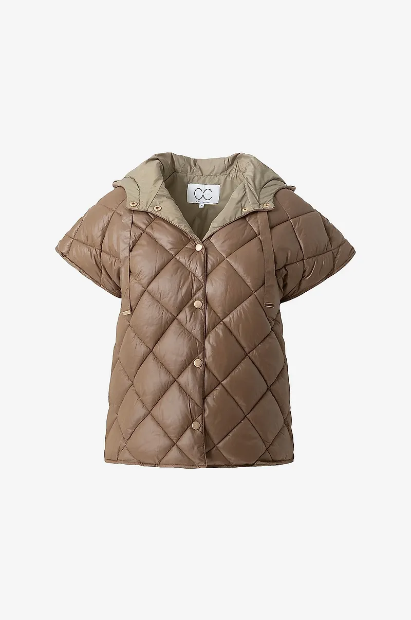 Coster Copenhagen - Jacka Short Quilted - Brun