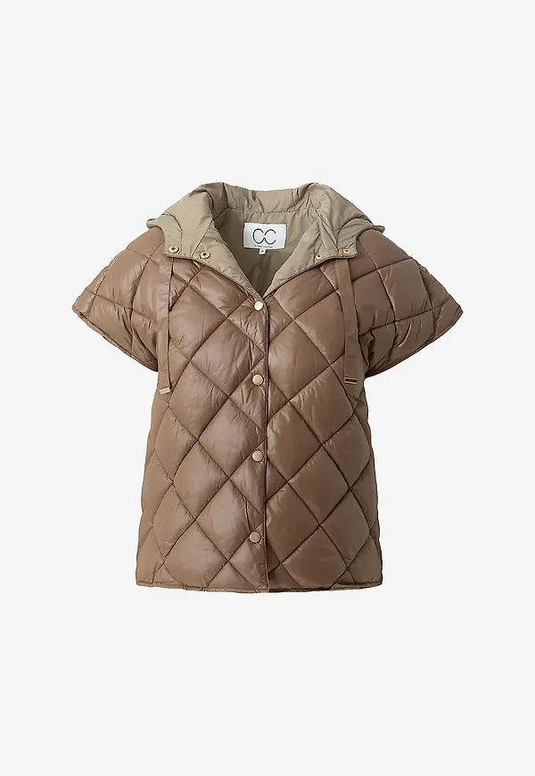 Coster Copenhagen - Jacka Short Quilted - Brun