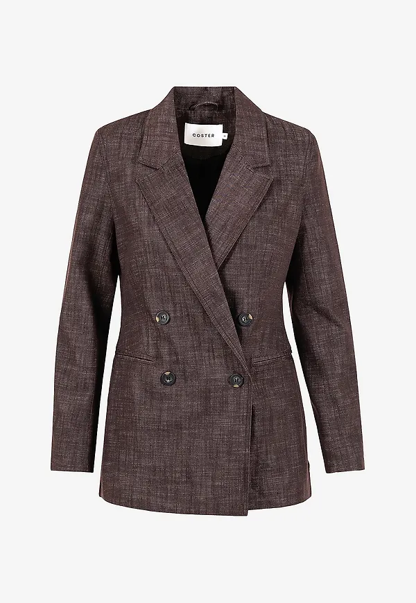 Coster Copenhagen - Kavaj Blazer with stitches - Röd
