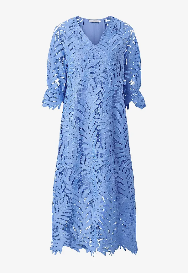 Coster Copenhagen - Klänning Lace Dress - Blå