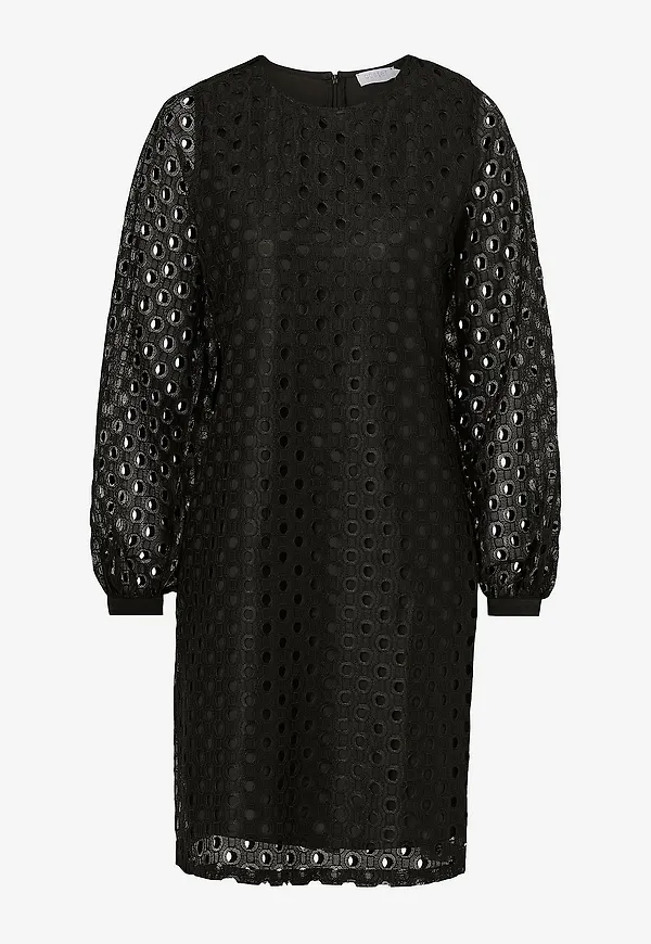 Coster Copenhagen - Spetsklänning Lace Dress - Svart