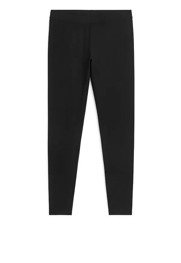 Cotton Leggings - Black